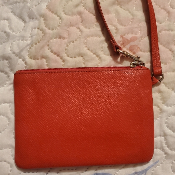 Red and Pink Coach Wristlet - Picture 5 of 5